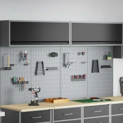 vidaXL Juego de Armarios de Herramientas con estante 6 pcs Negro Sale