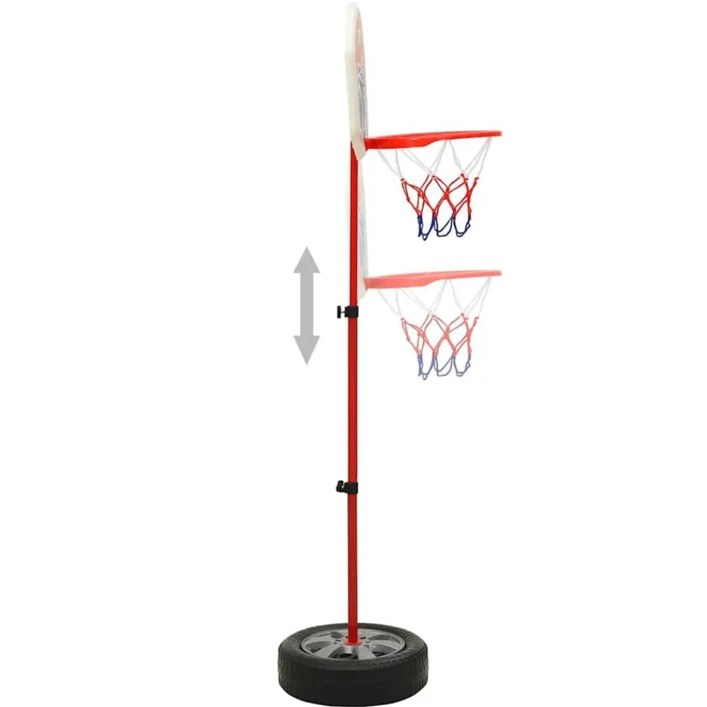 vidaXL Juguetes-Juego de baloncesto infantil ajustable 120 cm