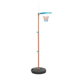vidaXL Juego de baloncesto portátil ajustable 133-160 cm
