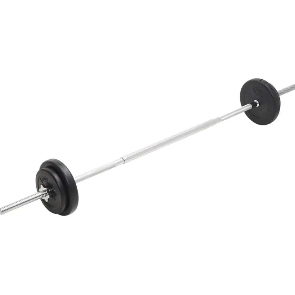 vidaXL Juego de barras y pesas 30 kg Sale