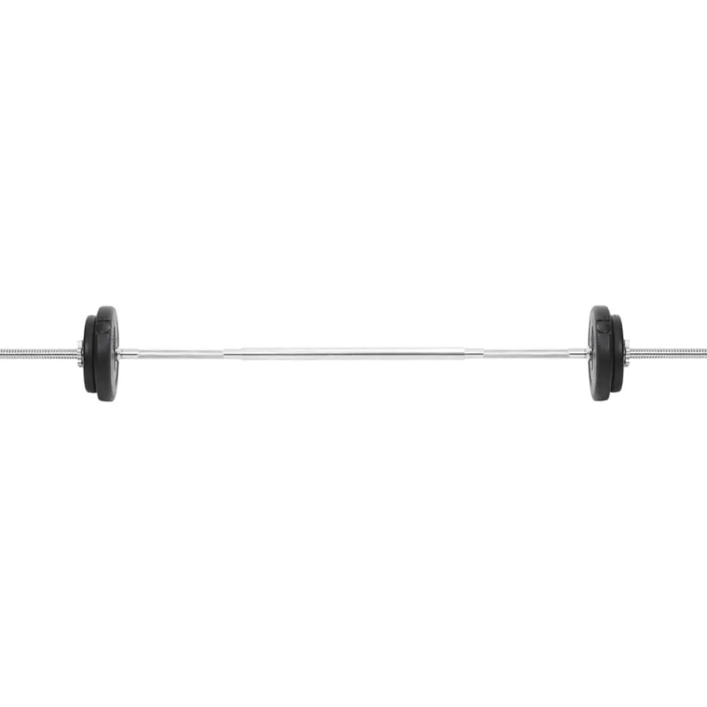 vidaXL Juego de barras y pesas 30 kg Sale