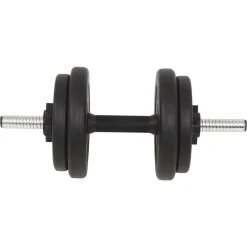 vidaXL Juego de barras y pesas 30 kg Best