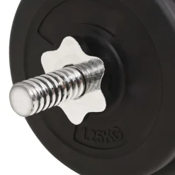 vidaXL Juego de barras y pesas 30 kg Best