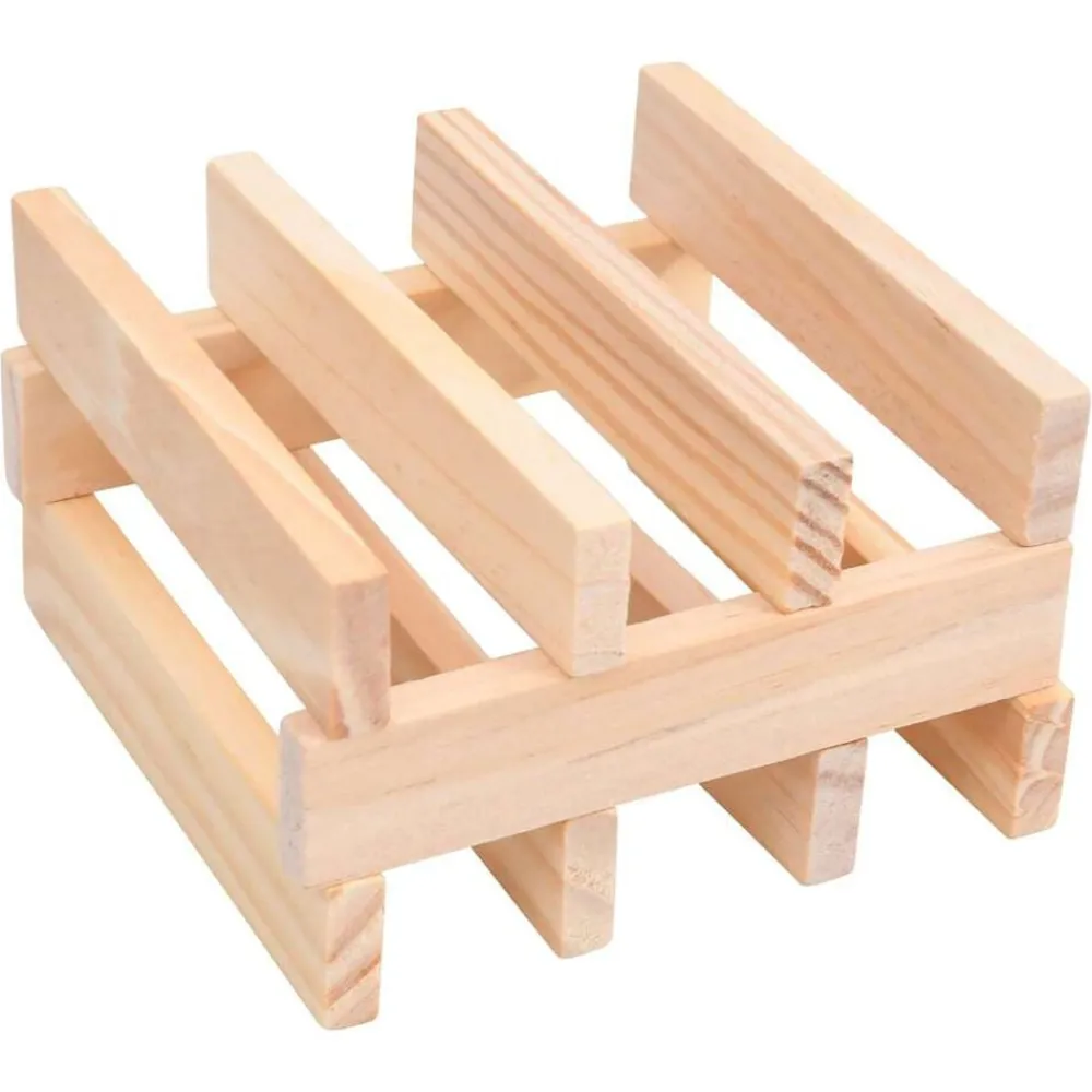 vidaXL Juguetes-Juego de bloques de construcción madera pino macizo 150 piezas