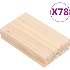 vidaXL Juguetes-Juego de bloques de construcción madera pino macizo 150 piezas