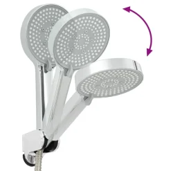 vidaXL Juego de Cabezal de Ducha G 1 / 2 pulgadas Latón Cromado Outlet