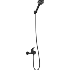 vidaXL Juego de Cabezal de Ducha G 1 / 2 pulgadas Negro Outlet