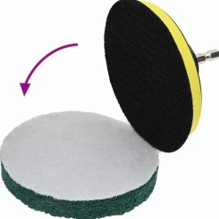 vidaXL Piezas Y Accesorios Para Vehículos-Juego de Cepillos para Autos Multicolor ratán sintético