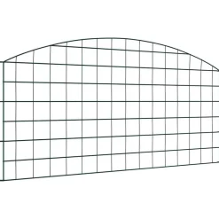 vidaXL Juego de Cercas para Estanque 5 pcs Verde 100 x 50 cm Acero Online