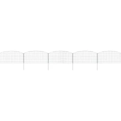 vidaXL Juego de Cercas para Estanque 5 pcs Verde 100 x 50 cm Acero Online