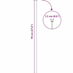 vidaXL Juego de Cercas para Estanque 5 pcs Verde 100 x 50 cm Acero Online