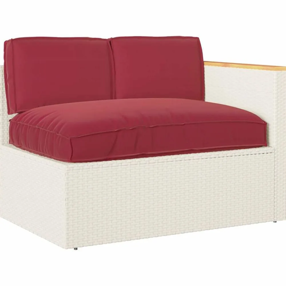 vidaXL Decoración-Juego de Cojines 3 pcs Rojo vino Tela Oxford