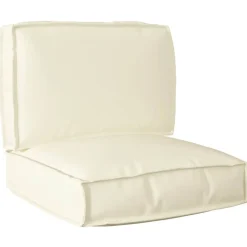 vidaXL Juego de Cojines para Palets 2 pcs Tela Oxford Crema Hot