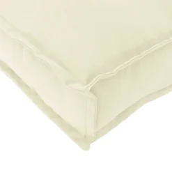 vidaXL Juego de Cojines para Palets 2 pcs Tela Oxford Crema Hot
