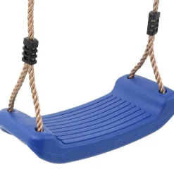 vidaXL Juego de columpios de exterior con dos columpios Azul Clearance