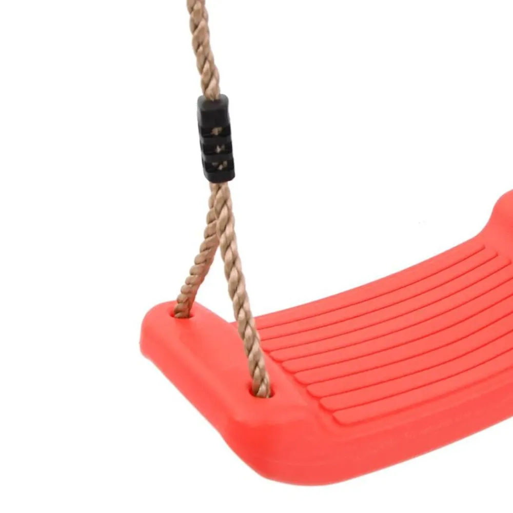 vidaXL Juego de columpios de exterior con 4 columpios Rojo Hot