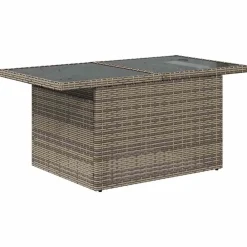 vidaXL Juego de comedor para exteriores con cojín 5 pcs Poliratán Gris Online