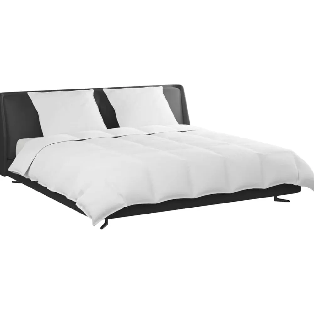vidaXL Juego de Edredón con almohada 3 pcs Pluma de pato
