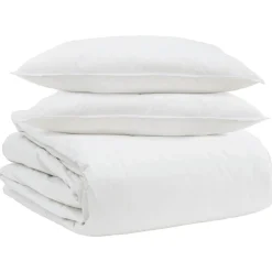 vidaXL Juego de Edredón con almohada 3 pcs Pluma de pato Best