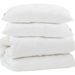 vidaXL Juego de Edredón con almohada 3 pcs Microfibra y Plumas de Pato