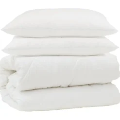 vidaXL Juego de Edredón con almohada 3 pcs Microfibra y Plumas de Pato Best