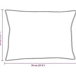 vidaXL Ropa De Casa-Juego de Edredón con almohada 2 pcs Microfibra
