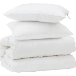 vidaXL Juego de Edredón con almohada 3 pcs Microfibra y Plumas de Pato Discount