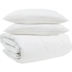 vidaXL Juego de Edredón con almohada 3 pcs Pluma de pato Outlet