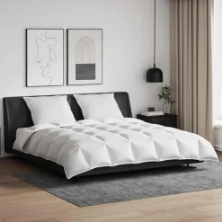 vidaXL Juego de Edredón con almohada 3 pcs Pluma de pato Outlet