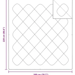 vidaXL Juego de Edredón con almohada 3 pcs Microfibra y Plumas de Pato Hot