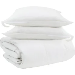 vidaXL Juego de Edredón con almohada 3 pcs Pluma de pato Sale