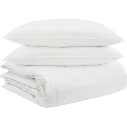 vidaXL Juego de Edredón con almohada 3 pcs Pluma de pato Online
