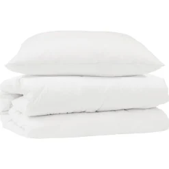 vidaXL Ropa De Casa-Juego de Edredón con almohada 2 pcs Microfibra