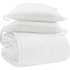 vidaXL Ropa De Casa-Juego de Edredón con almohada 3 pcs Pluma de pato