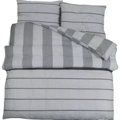 vidaXL Ropa De Casa-Juego de funda nórdica algodón gris 140x200 cm