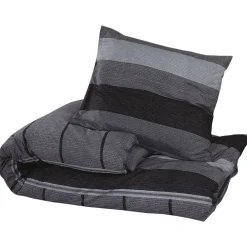vidaXL Juego de funda nórdica algodón 140x200 cm Gris oscuro Sale