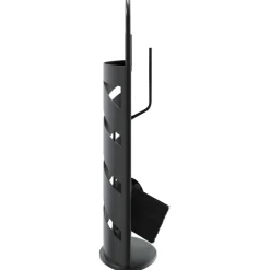vidaXL Juego de herramientas para chimenea de 5 piezas, 23 x 15 x 66 cm, acero Clearance
