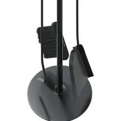 vidaXL Accesorios Para Hornos De Leña Y Chimeneas-Juego de herramientas para chimenea de 4 piezas, 22 x 59 cm, acero