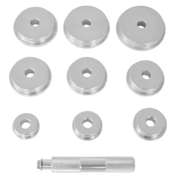 vidaXL Juego de instalador de anillos de rodadura y juntas 10 piezas