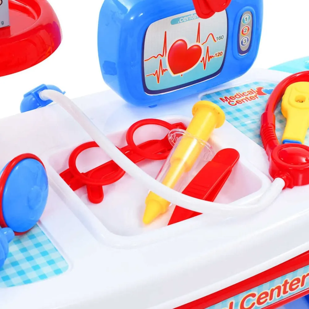vidaXL Juego de ir al médico para niños 15 piezas 38x30x67,5 cm Discount