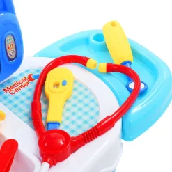 vidaXL Juego de ir al médico para niños 15 piezas 38x30x67,5 cm Discount