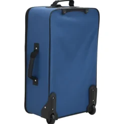 vidaXL Juego de maletas de viaje de 5 piezas tela Azul Clearance