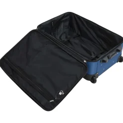 vidaXL Juego de maletas de viaje de 5 piezas tela Azul Clearance