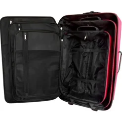 vidaXL Juego de maletas de viaje 5 piezas Rojo Discount