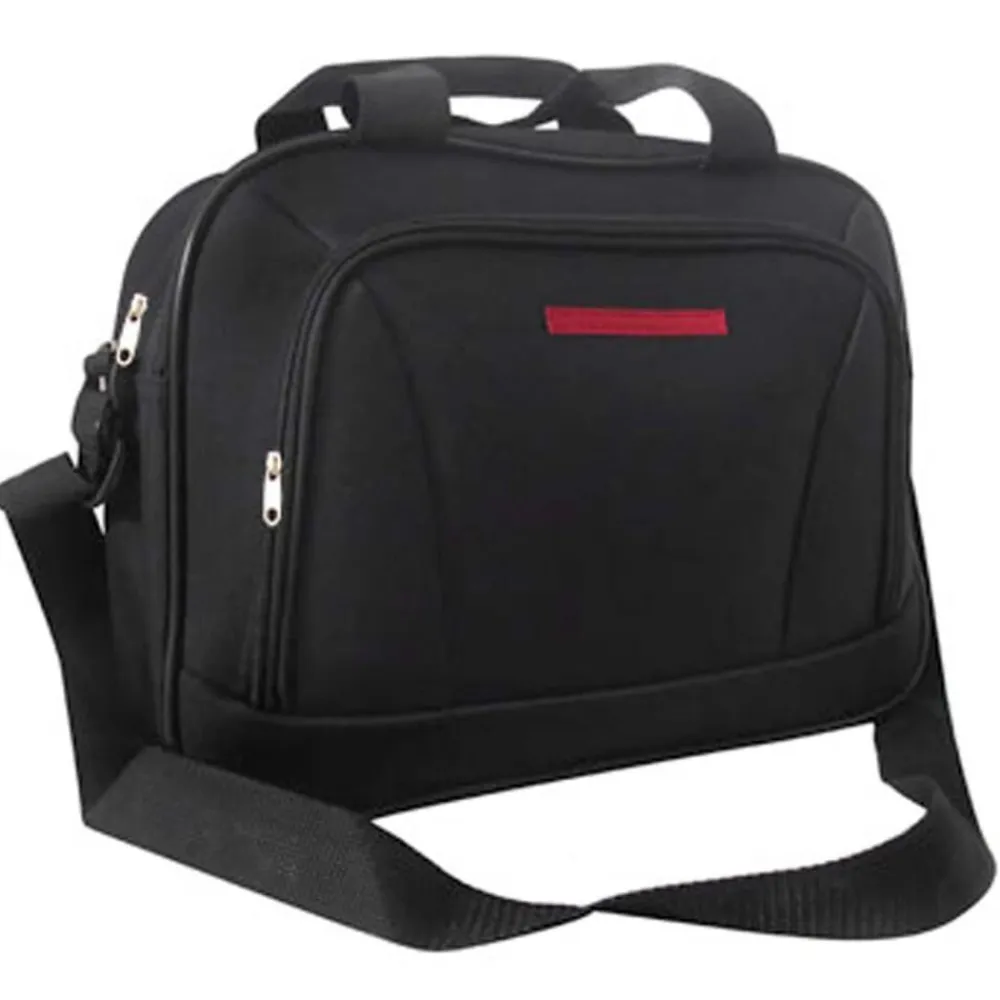 vidaXL Juego de maletas de viaje 5 piezas Negro Discount