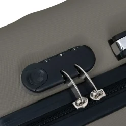 vidaXL Maletas Y Bolsos De Viaje-Juego de maletas rígidas con ruedas 2 piezas ABS gris