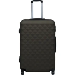 vidaXL Juego de maletas rígidas con ruedas 3 piezas ABS gris Antracita New