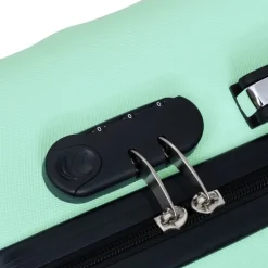 vidaXL Maletas Y Bolsos De Viaje-Juego de maletas rígidas con ruedas 2 piezas ABS verde