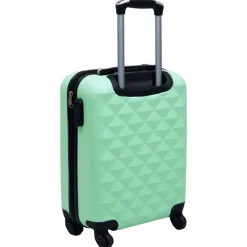 vidaXL Maletas Y Bolsos De Viaje-Juego de maletas rígidas con ruedas 2 piezas ABS verde