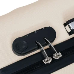 vidaXL Juego de maletas rígidas con ruedas 3 piezas ABS Dorado Best